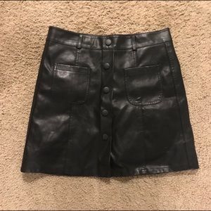 Forever 21 Faux Leather Mini Skirt